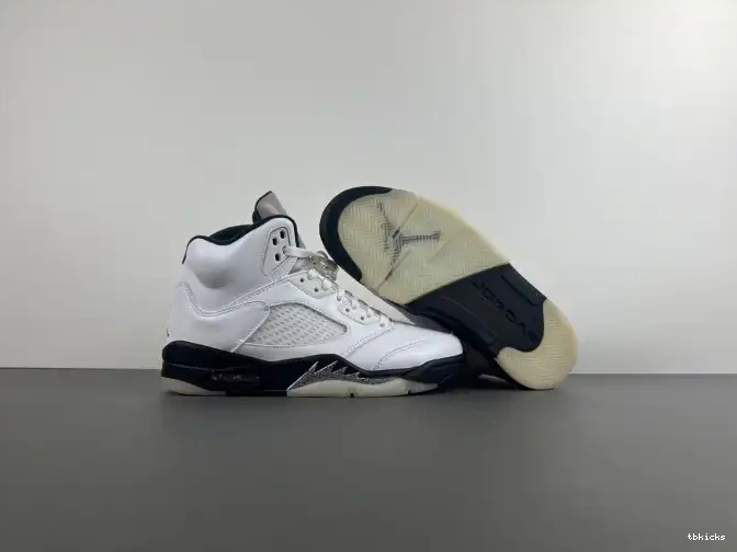 Cheap TBK 5 DD0587-110 AIR JORDAN 'WHITE RETRO BLACK' 0622